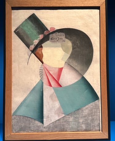 Woman with Hat (unfinished) 1918, oil on canvas ©16mag