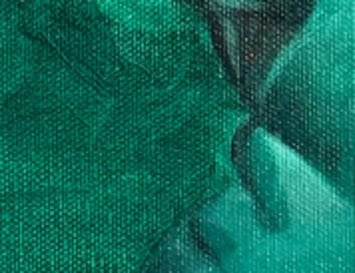 Still life - Green, Oil on Canvas Paper, 8 x 10, 2025