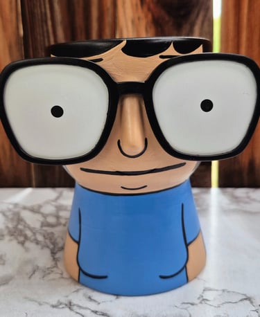Tina Belcher Hand-painted Ceramic Planter