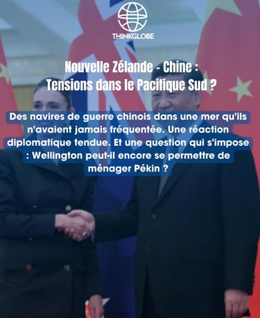 nouvelle zelande chine géopolitique tension pacifique pekin destroyer