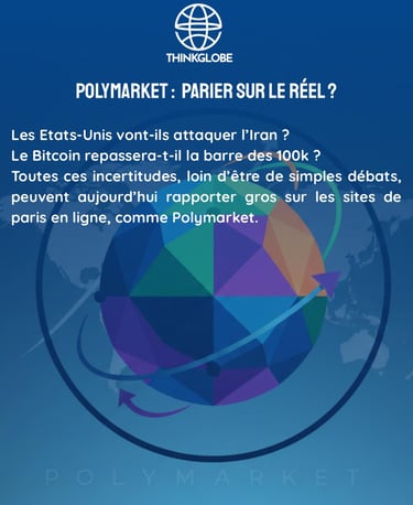Polymarket paris blockchain finance geopolitique evenement sport