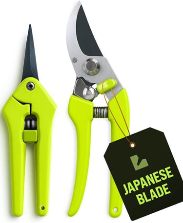 2-Pack Stainless Steel Gardening Scissors