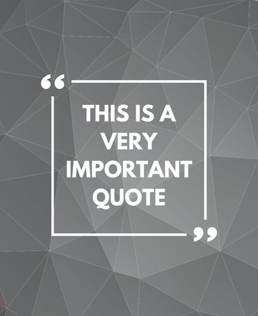 a social media template for a quote