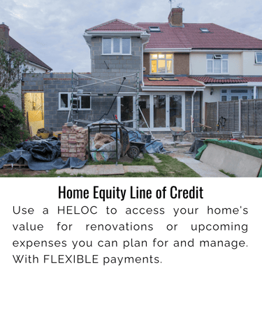 Home Equity Line of credit for renovations in Niagara, Toronto, Grimsby, Stoney Creek best rates