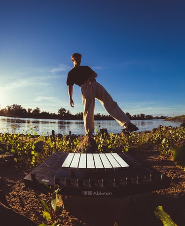 Dante with Ableton Push Controller Press Photo