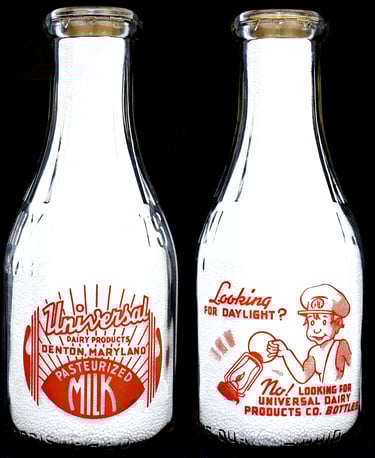 Maryland Milk Bottle