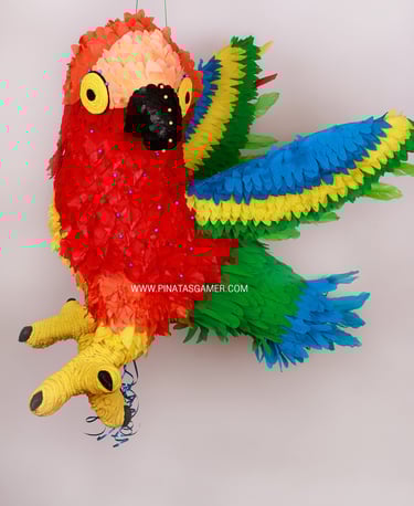 pinata-loro-3d
