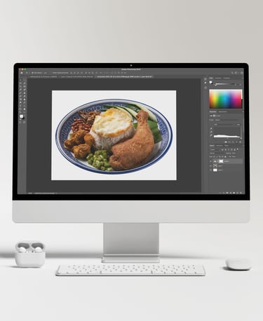 专业食物摄影与电脑编辑优化照片