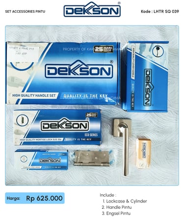Set handle pintu merk Dekkson