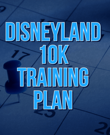 runDisney Disneyland 10K Galloway Training Plan