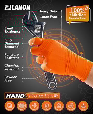 LANON heavy duty gloves - Rosie Dazzlers Mobile Auto Detailing
