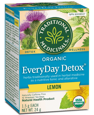 organic everyday detox tea traditional medicinals