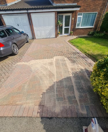 Sanding driveway
