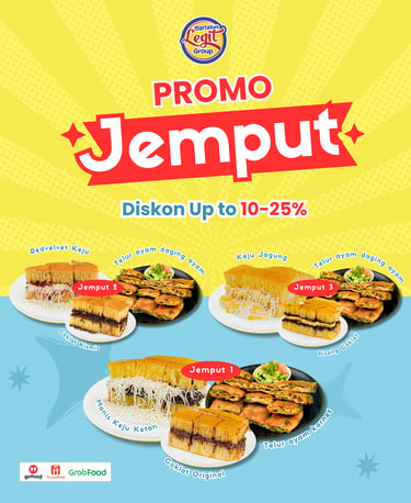 promo jemput di merchant online di Martabak Legit Group