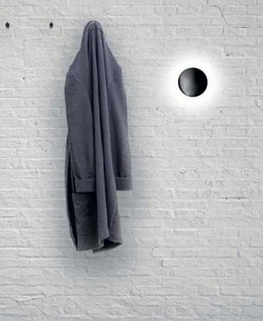 esfera iluminacion pared