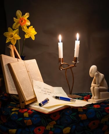 "Things Unsaid" - still life by Donna Kehoe