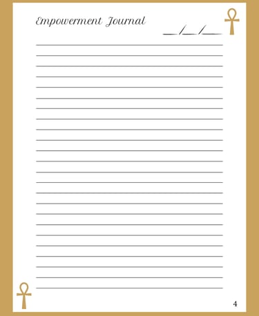 Empowerment Journal by Davida Roze