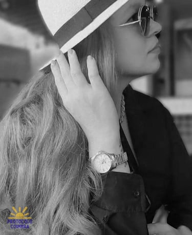 Fotografia de la administradora y voz del Protocolo Coimbra en español.