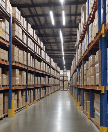 A small shop is filled with a variety of household items and daily necessities. Products are densely packed on shelves and hangers, including bags, kitchen utensils, electronic accessories, toys, and cleaning supplies. A person wearing a hat is sitting inside the shop, partially hidden by the merchandise. The scene is captured in black and white, adding a nostalgic feel to the cluttered but organized store setting.