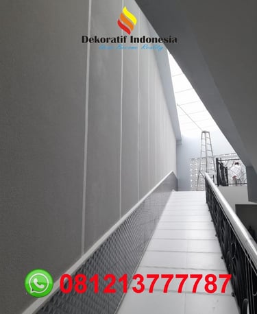 Jasa Cat tekstur Dinding Gedung