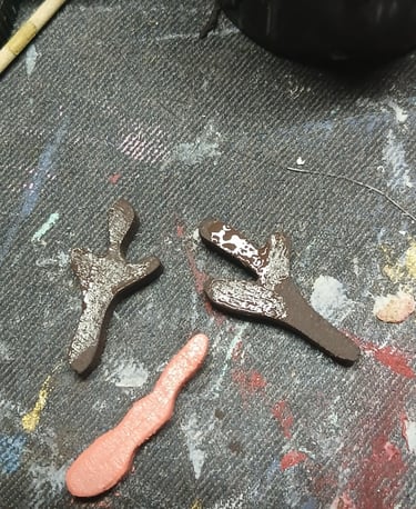 Fabrication artisanale suspension de Noël en bois