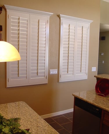 shutters with crown molding