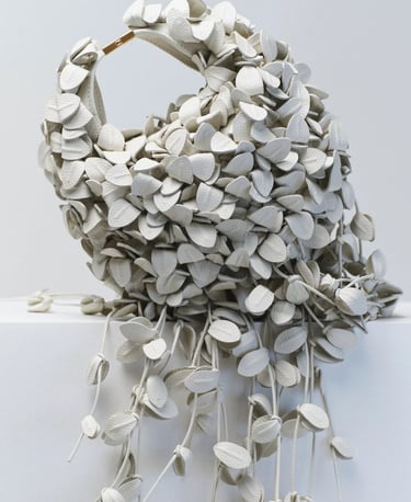 Polène Béri Lif white bag