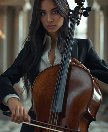 Morgan Vaught; Private Cello Recital at Gracie Mansion;  2007, Age 14