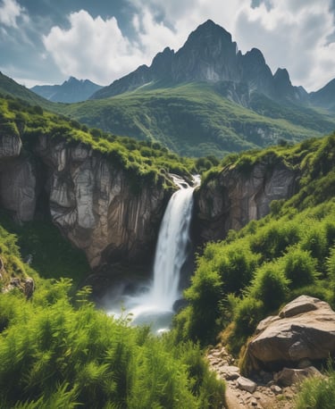 A cozy ceramic mug featuring Béarn mountain designs