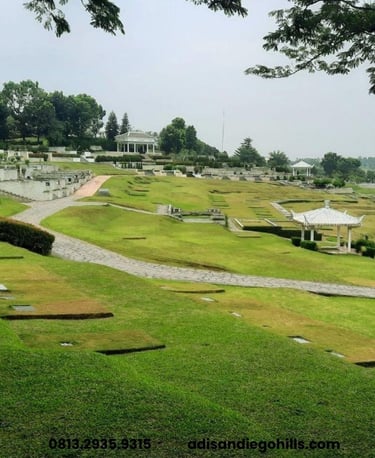 San diego hills memorial park karawang suasana chinese garden ketenangan abadi