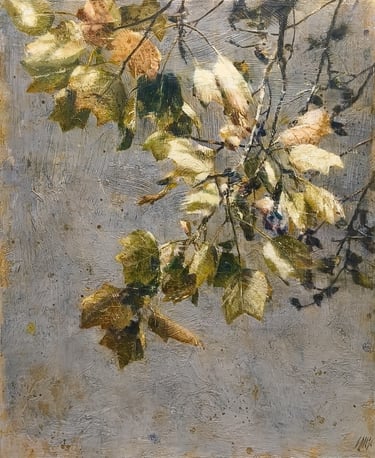 LEAVES LANGUAGE 73 X 60