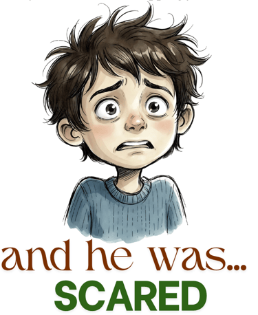 Illustration - The Brown Dog of the Green Glen showing emotional learning neurodivergent children