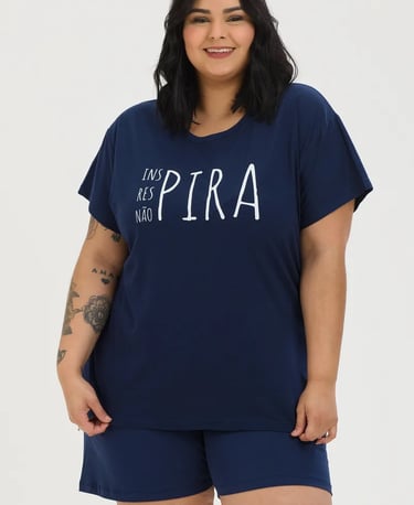 presente dia das mães plus size pijama