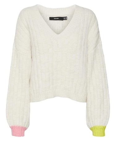 White sweater from Vero Moda