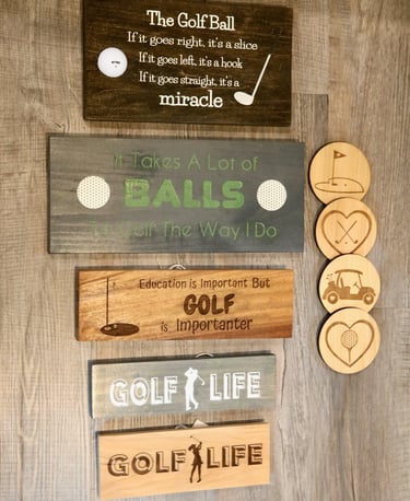 Golf signs
