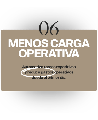 BASTEN GENERA MENOS CARGA OPERATIVA