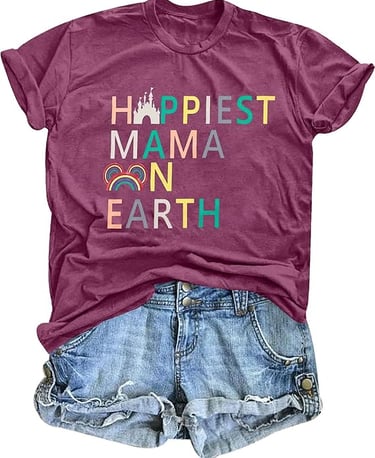 happiest mama on earth tshirt