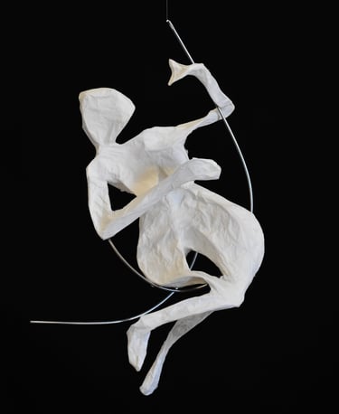 sculpture papier aurelie burette