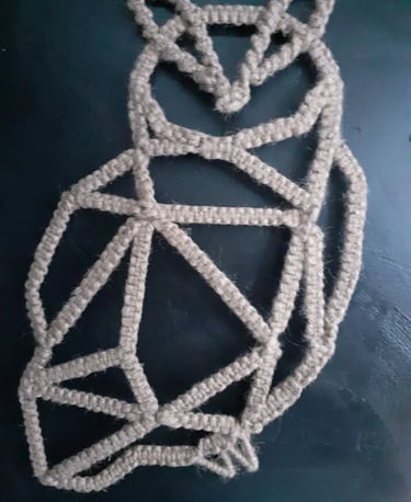 macramé décoration règne animal Pause Ô Logis Mayenne Coêvrons Nature