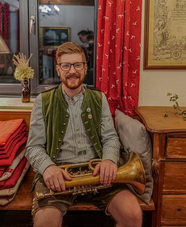 Basstrompete unserer Tanzlmusi-Besetzung