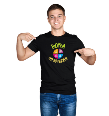 imagem ilustrativa de um modelo do nosso Blog usando nossa camiseta personalizado