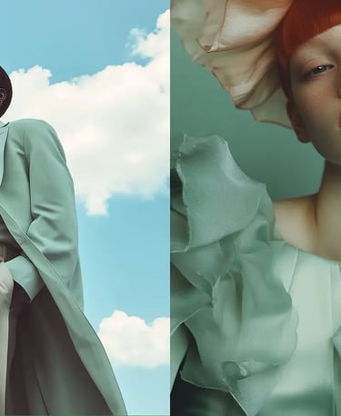 Example of limited neutral colour palette across photography