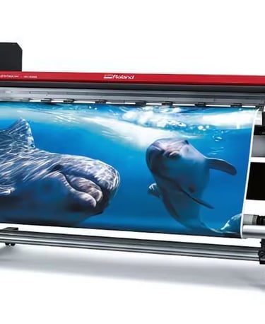 Durable eco-solvent print for long-lasting signage