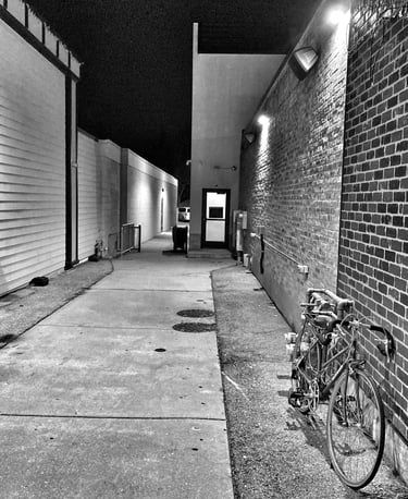 Back Alley in Mc Henry Illinois