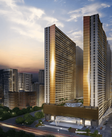 a tall building with a very tall tower