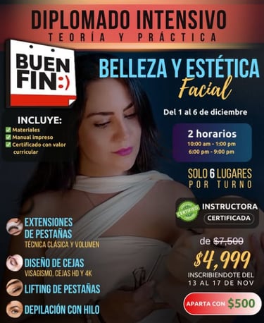 promocional de curso de belleza
