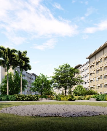 a circular shaped area with a circular shaped area