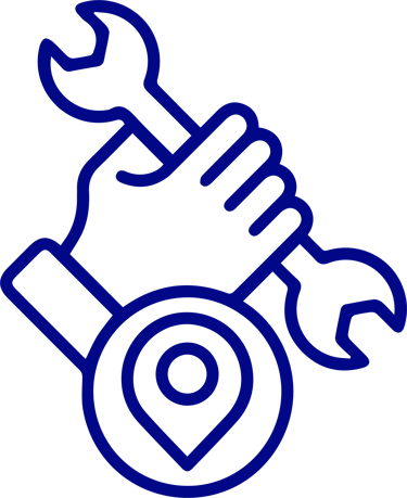 a hand holding a wrench with a wrench