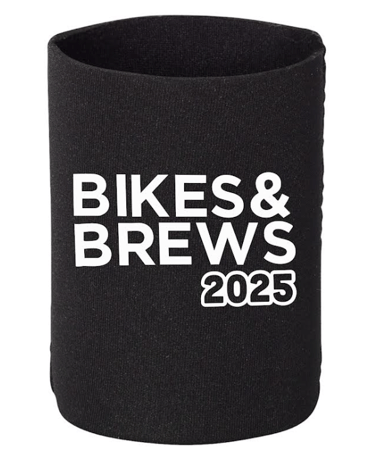 2025 Bikes & Brews koozie