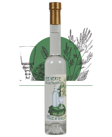 Bouteille d'absinthe Celle à guilloud 54% du val de travers